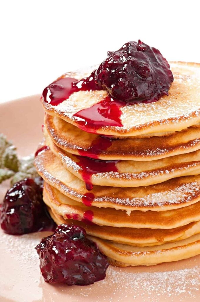 pancake marmellata