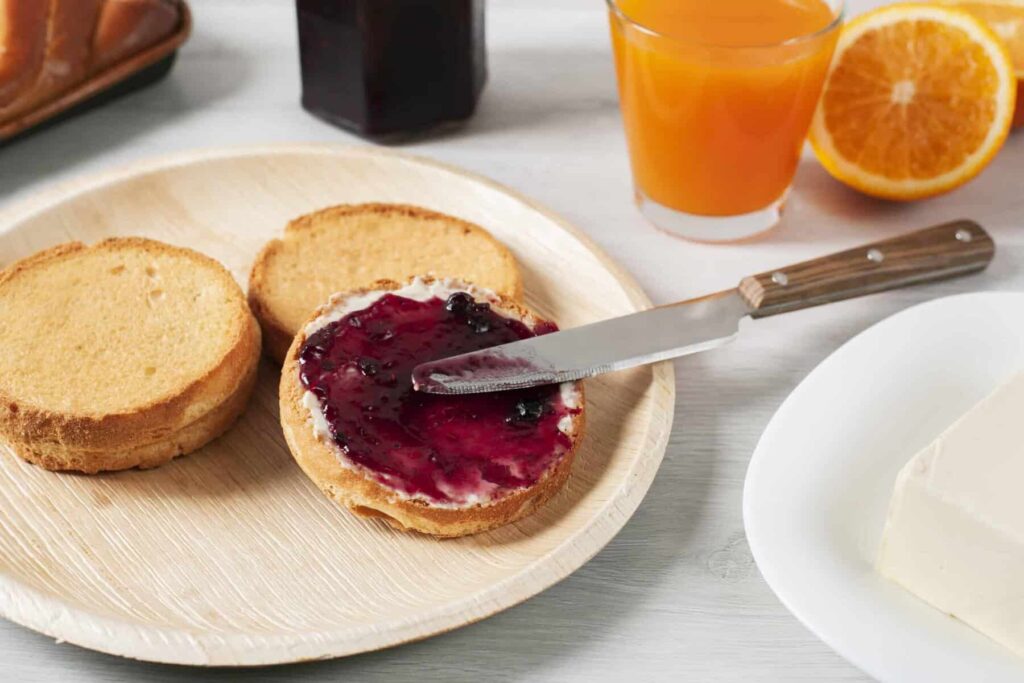panini dolci con marmellata