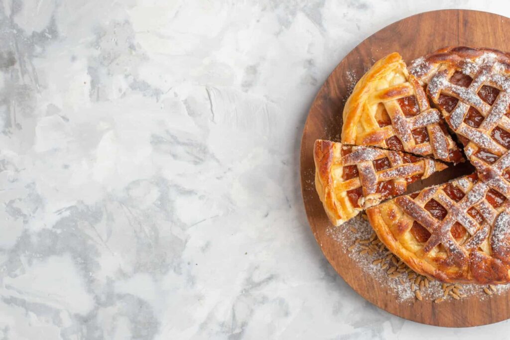 torta mele marmellata