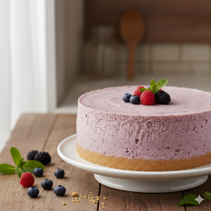 cheesecake composta frutti bosco