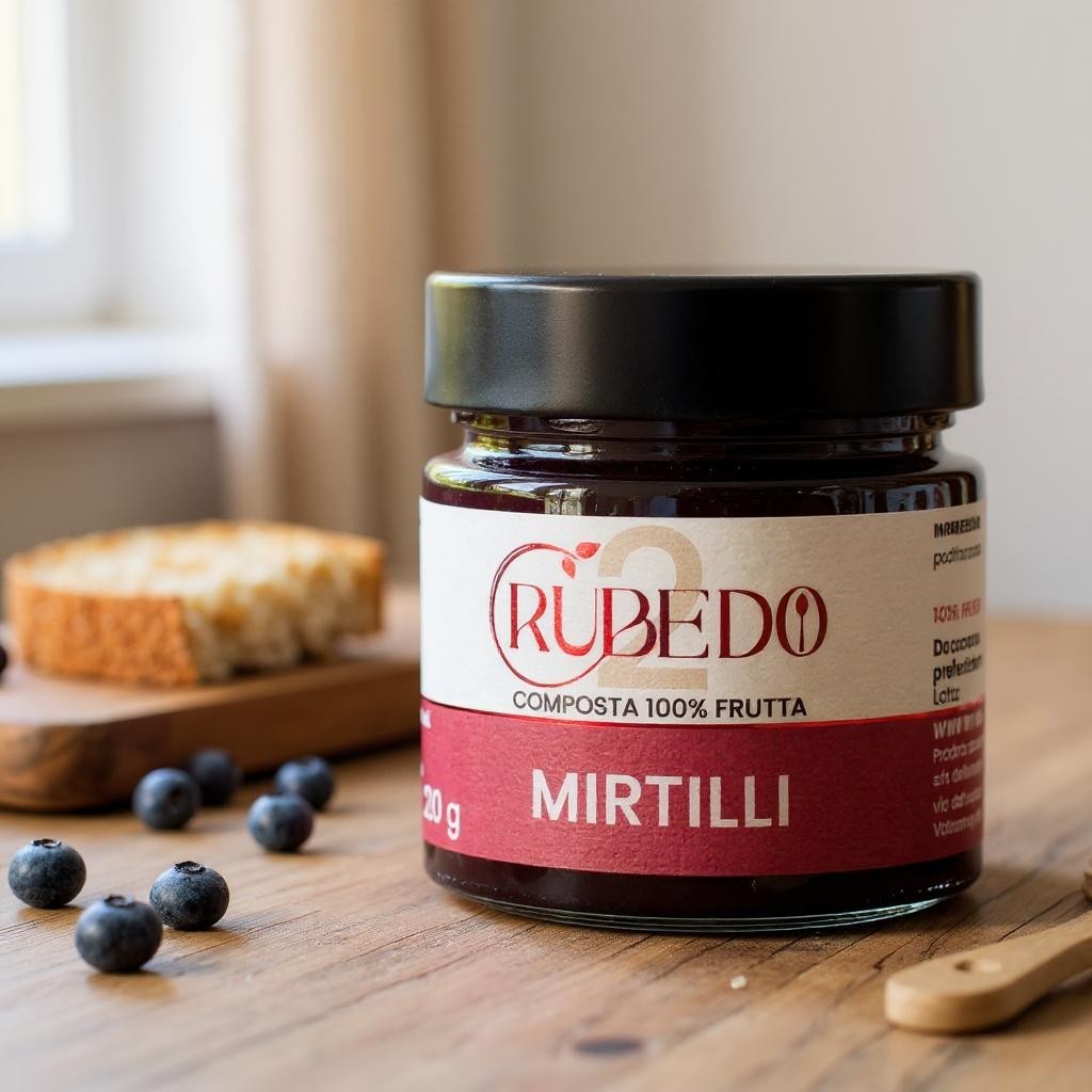 composta di mirtilli composta di mirtilli